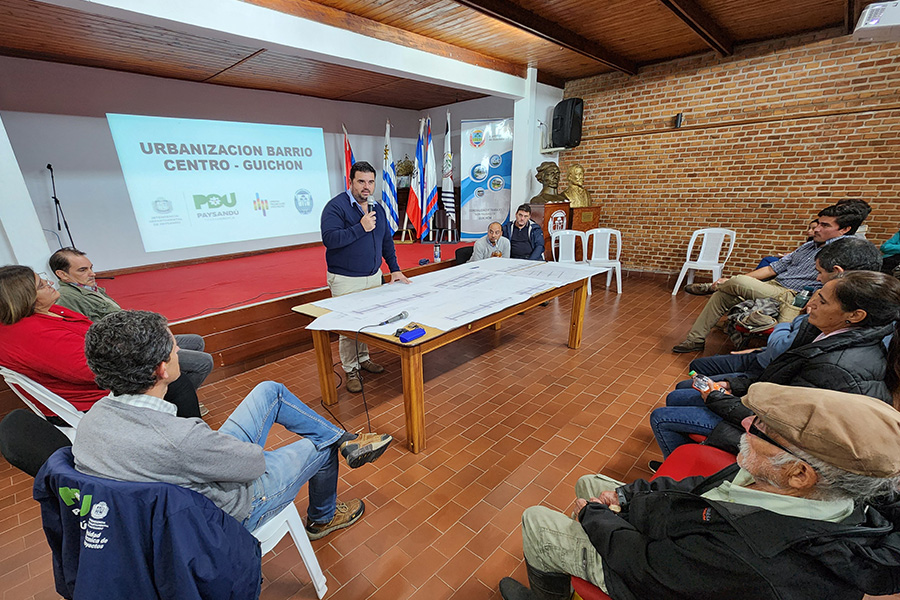 Anunciaron obras de saneamiento, agua potable y urbanización en el Municipio de Guichón