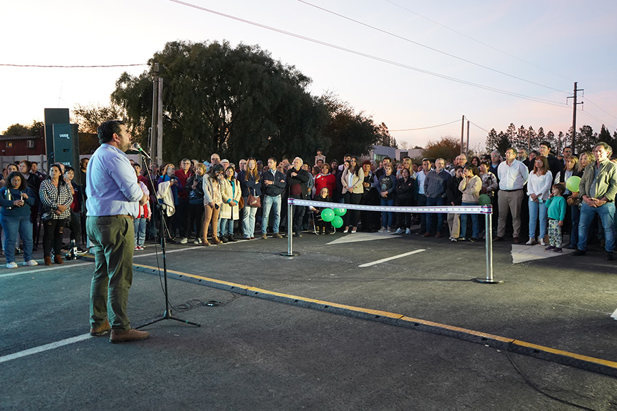 Intendente en discurso