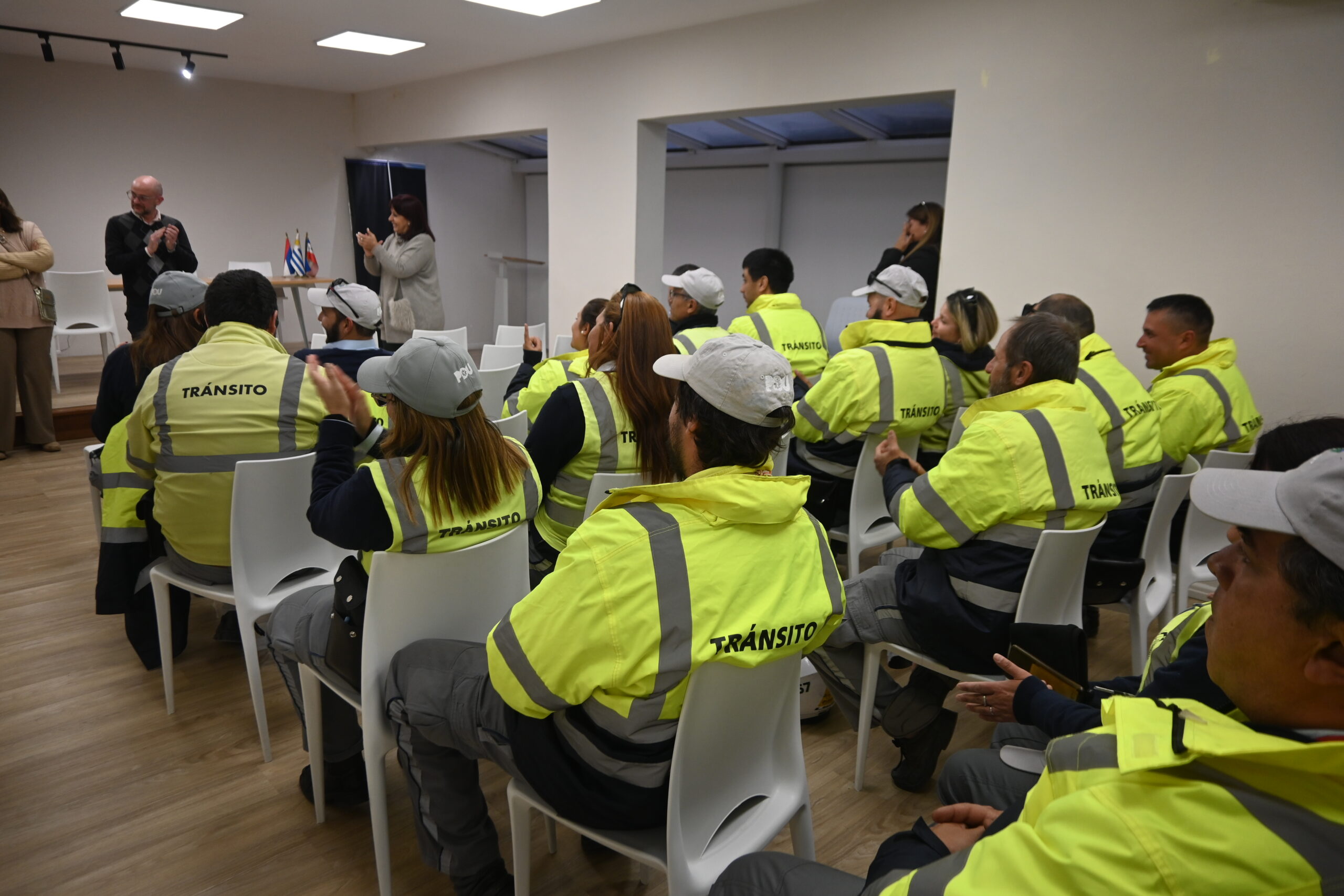 Reconocimiento de la Intendente a Inspectores de Tránsito por su compromiso y trabajo