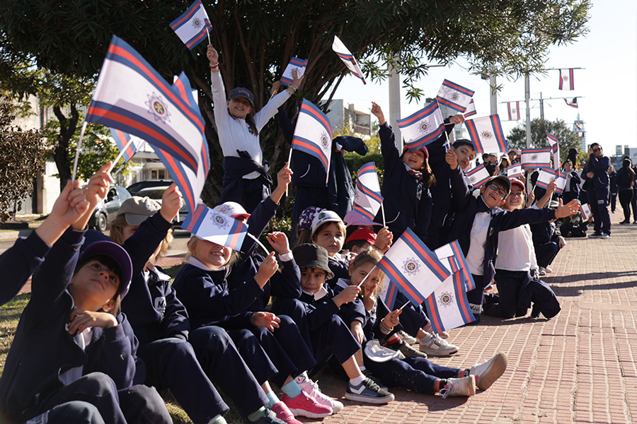 Niños en desfile
