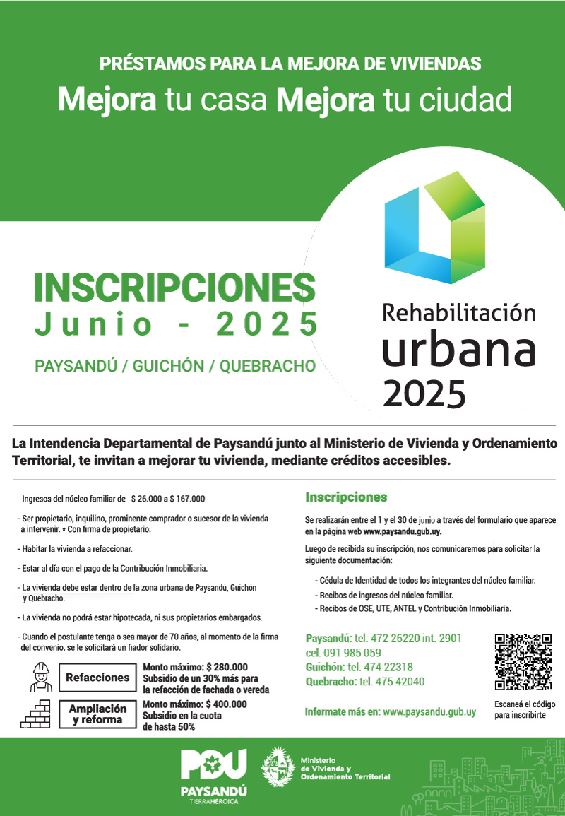 REHABILITACIÓN URBANA - MEJORA VIVIENDAS