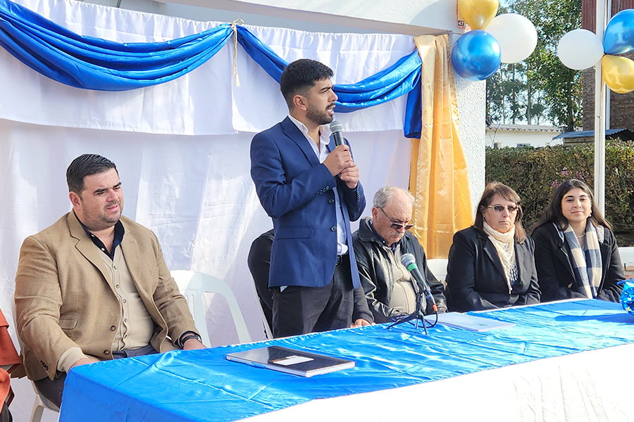 Alcalde de Cerro Chato en discurso