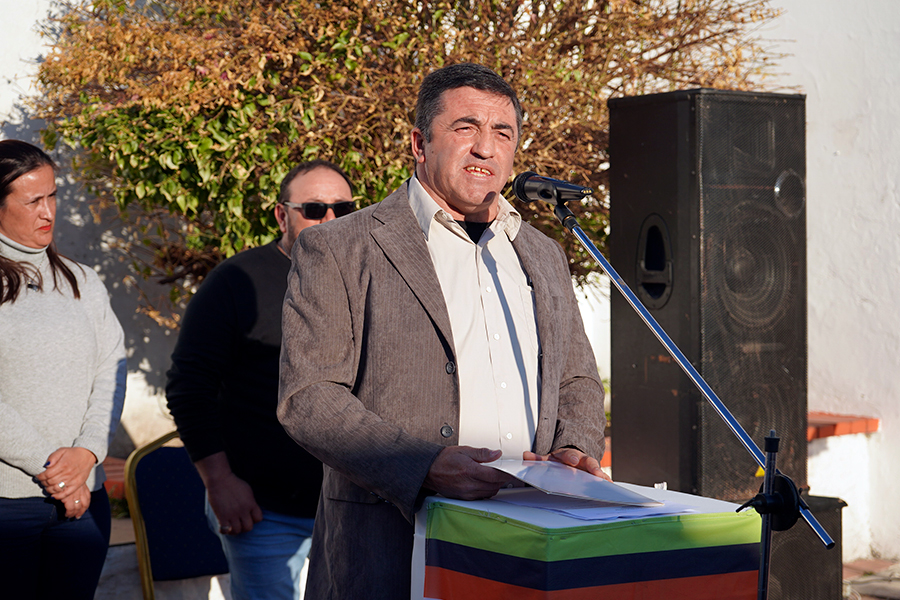 Alcalde en discurso