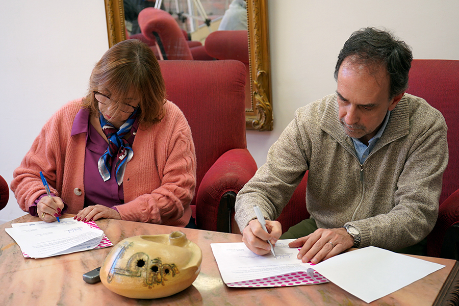 Firma del acuerdo