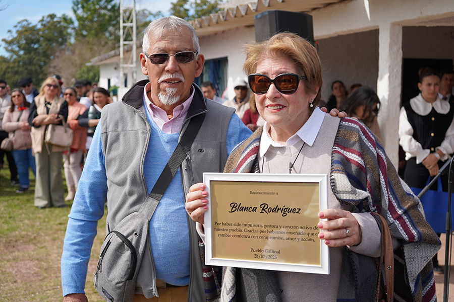 Reconocimiento a Blanca Rodríguez