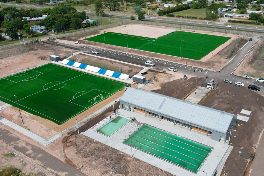 obras en polideportivo