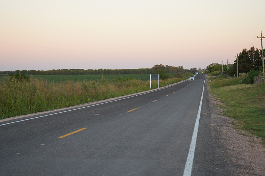 Vista general del nuevo camino