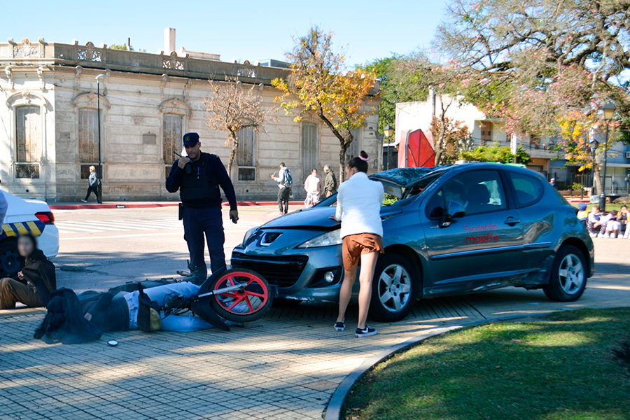 Simulacro accidente