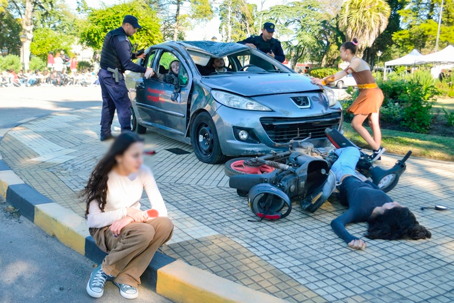 Simulacro accidente