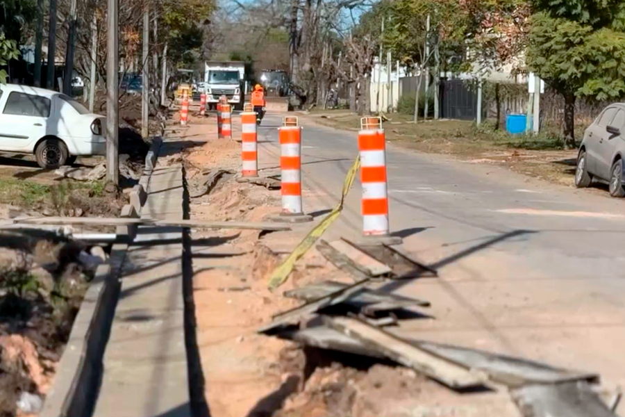 Obras de cordón cuneta
